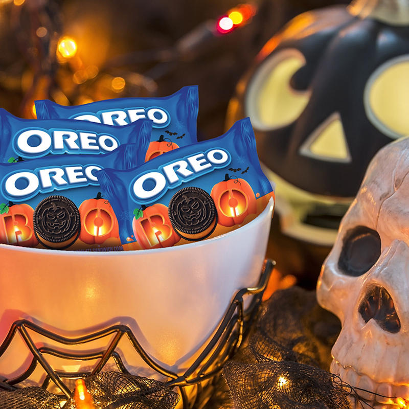 Glow in the dark Oreo packaging for Halloween