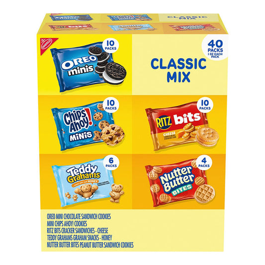 Nabisco Classic Mix snack variety pack 40 count