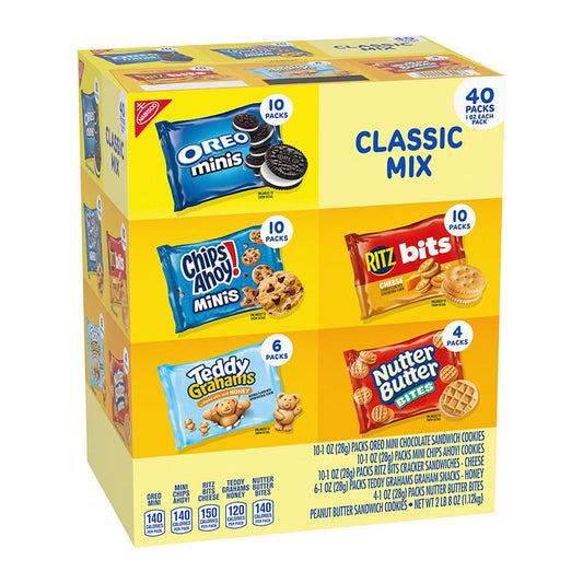 Oreo Minis chocolate sandwich cookies snack pack