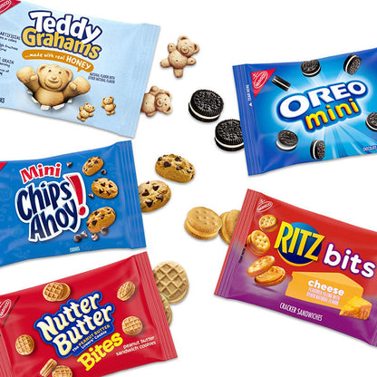 Single-serving cookie and cracker packs
