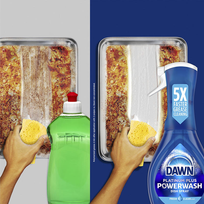 Dawn Powerwash Fresh 64.5 fl oz bottle close-up
