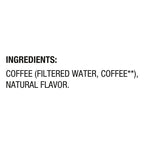 Unsweetened ready-to-drink cold brew coffee