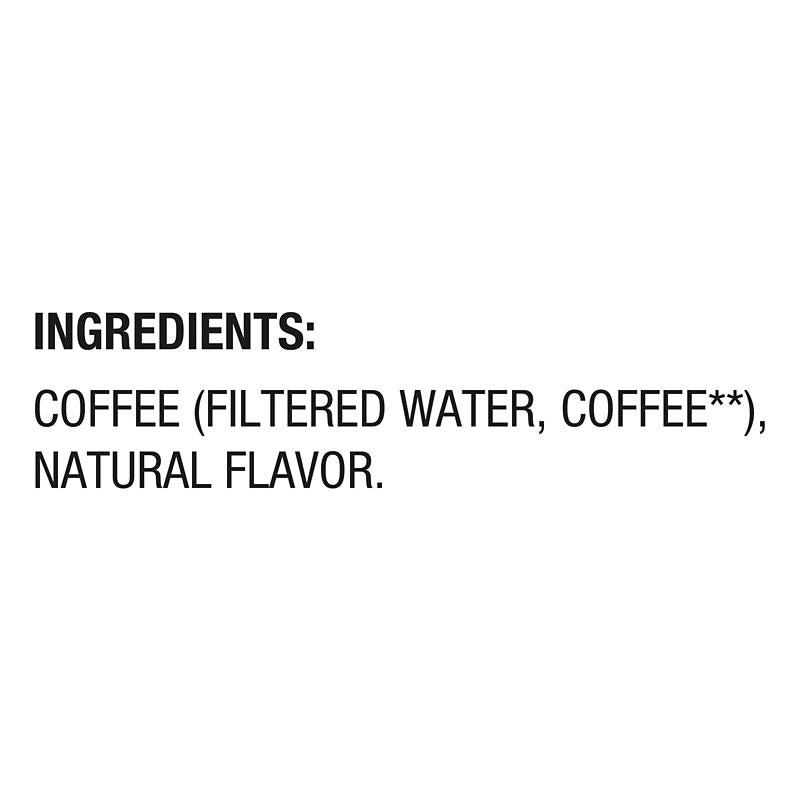 Unsweetened ready-to-drink cold brew coffee