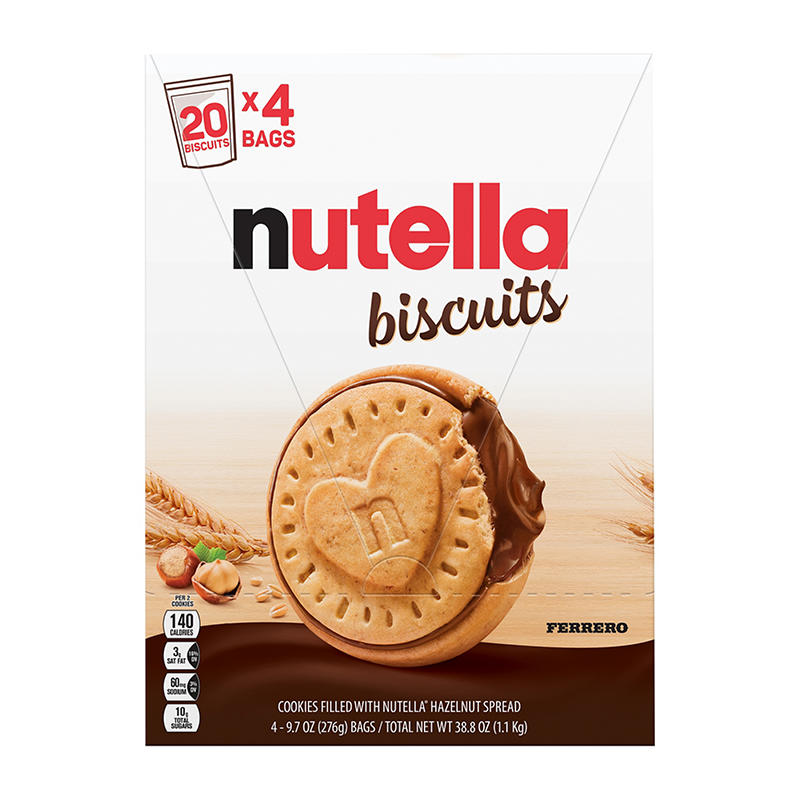 Nutella Biscuits cookies in resealable snack packs