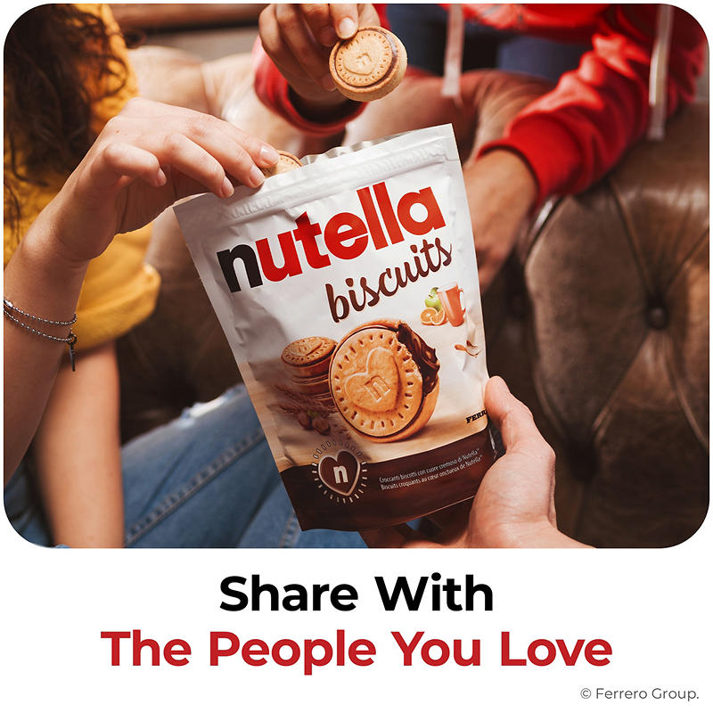 Resealable 4 pack of Nutella Biscuits cookies