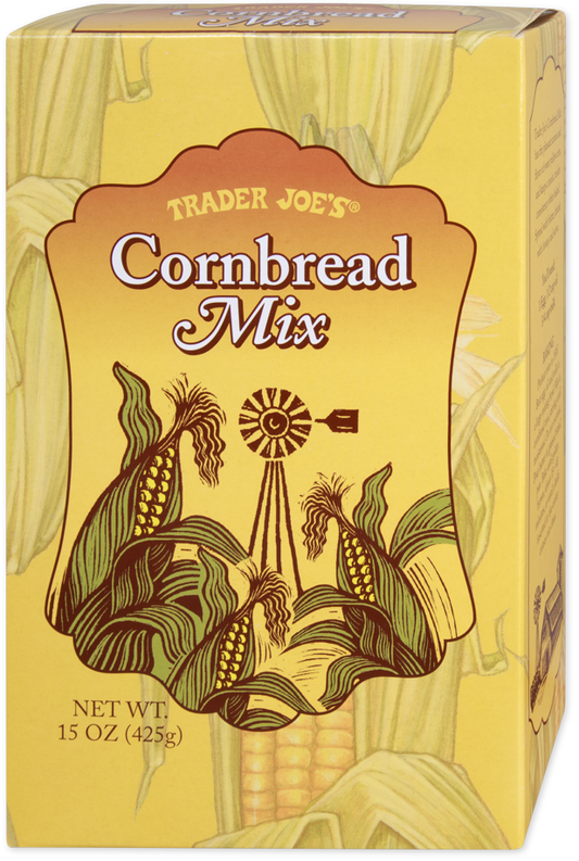 Trader Joe's cornbread mix package