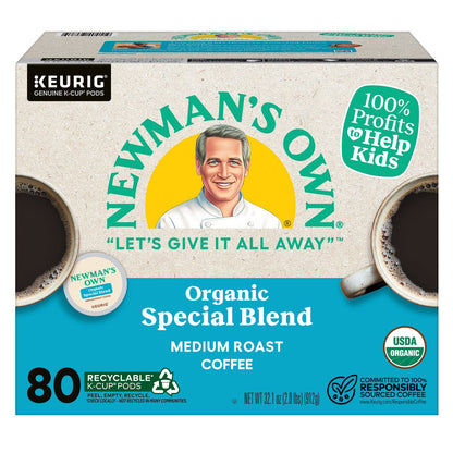 Newman's Own Special Blend coffee pods package