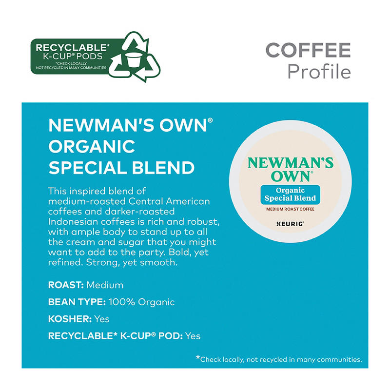 Newman's Own bold smooth coffee blend