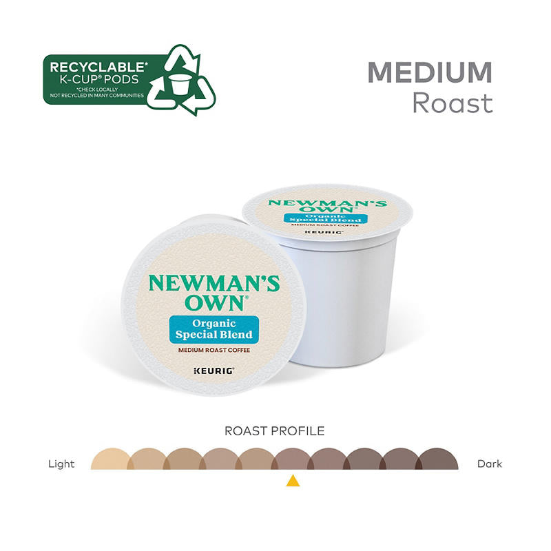 Keurig compatible coffee pods by Newman's Own