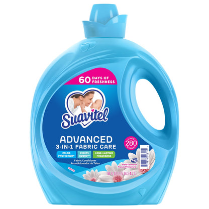 Suavitel Advanced liquid fabric conditioner Field Flowers bottle