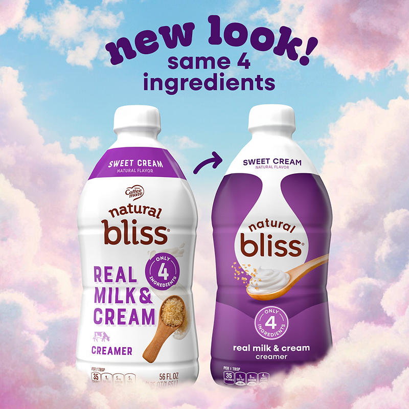 Gluten free coffee creamer bottle