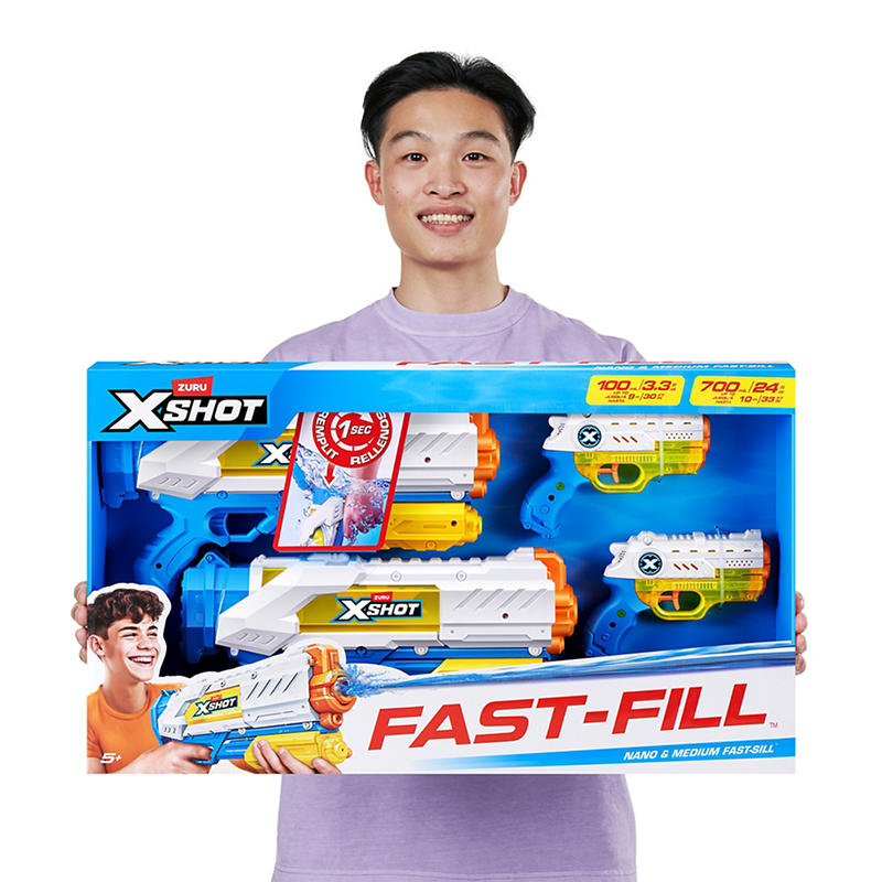 XShot rapid refill water blaster for summer fun