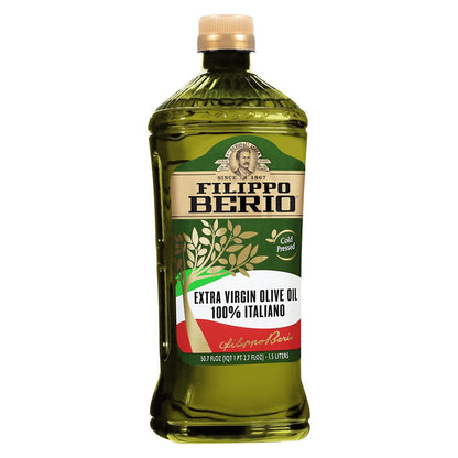 Italian extra virgin olive oil with fruity peppery flavor