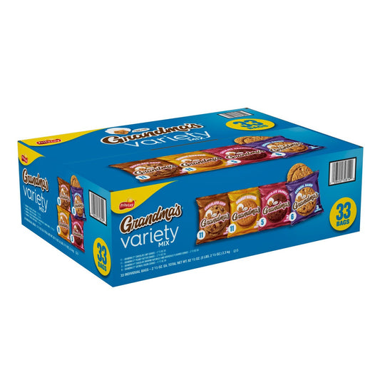Grandma's Cookies variety pack 33-count