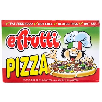 Efrutti Gummi Pizza 48-count individually packaged candy