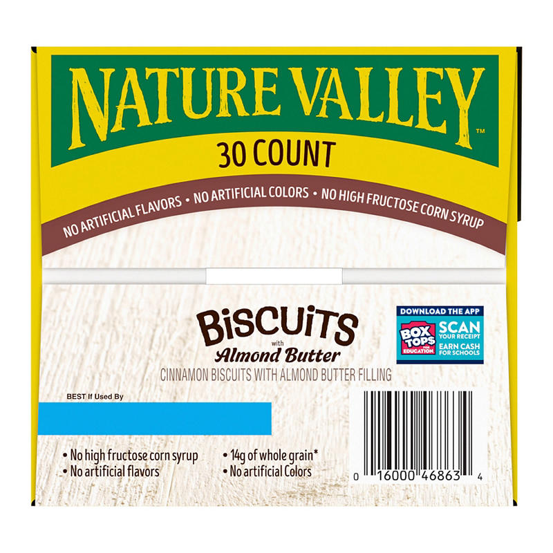 30-count almond butter biscuit snack pack
