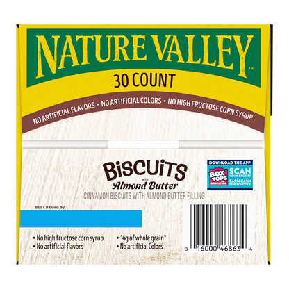 30-count almond butter biscuit snack pack