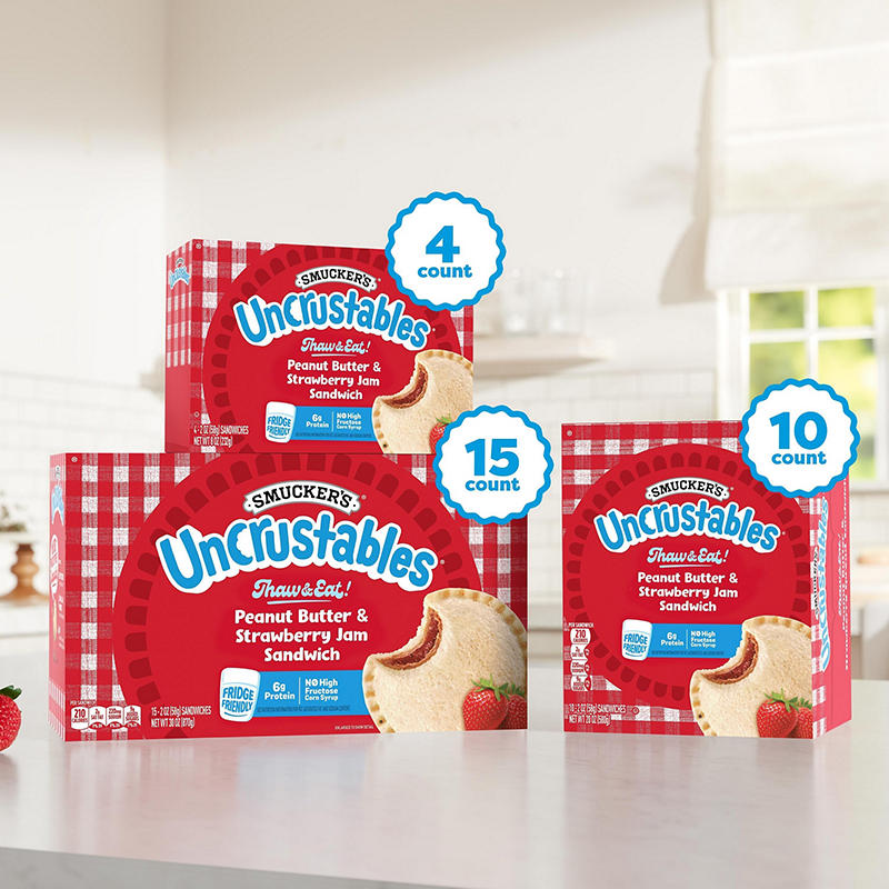 Smucker's Uncrustables frozen sandwich assortment