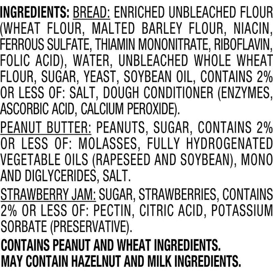 Frozen PB&J sandwiches in 24-count box