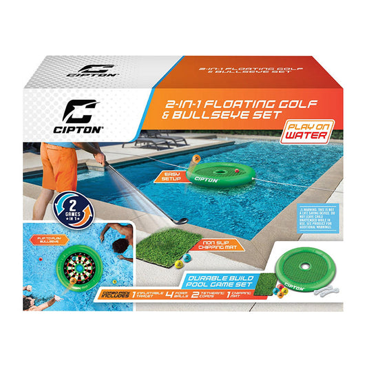 Cipton 2-in-1 golf and dart pool set