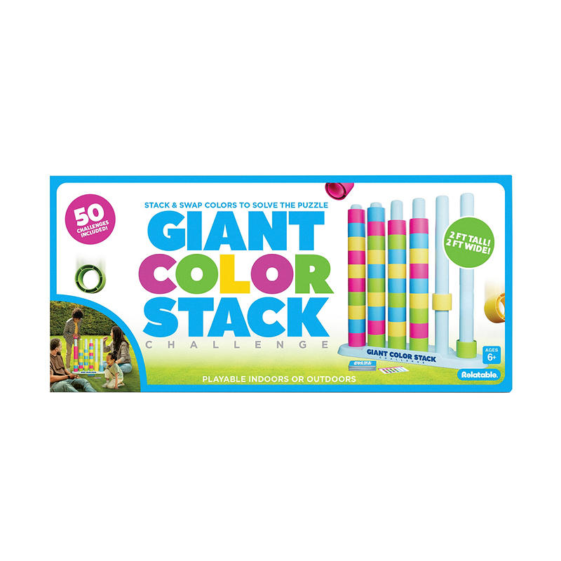 Relatable Giant Color Stack Challenge game box