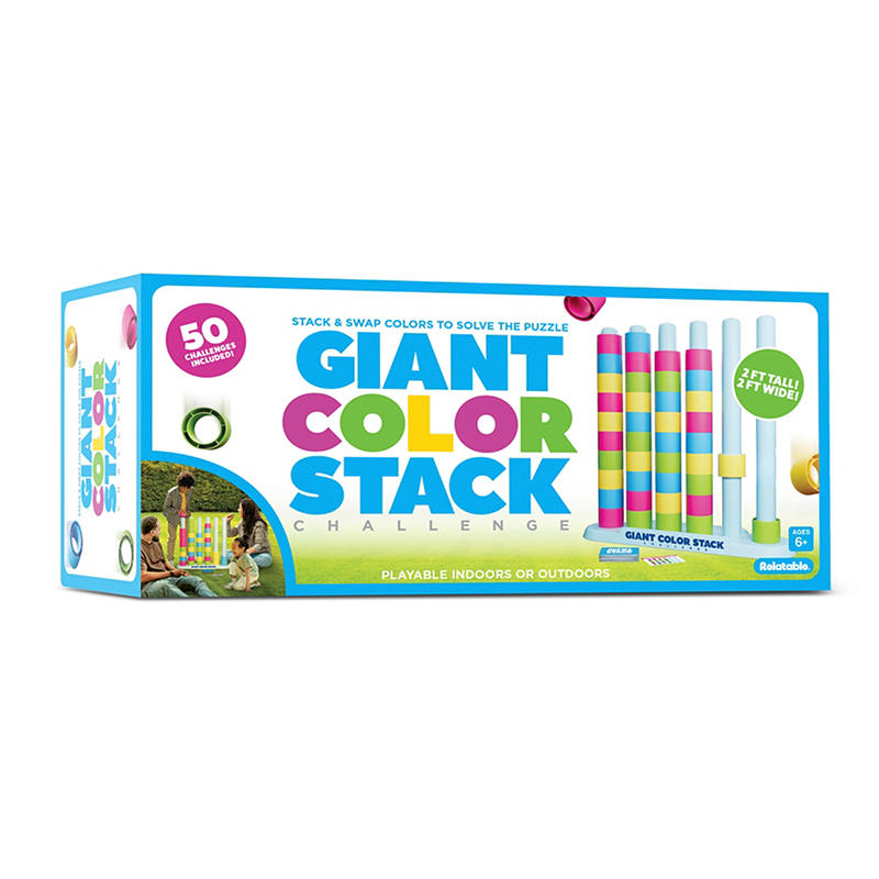 Fast-paced color stack puzzle game for families