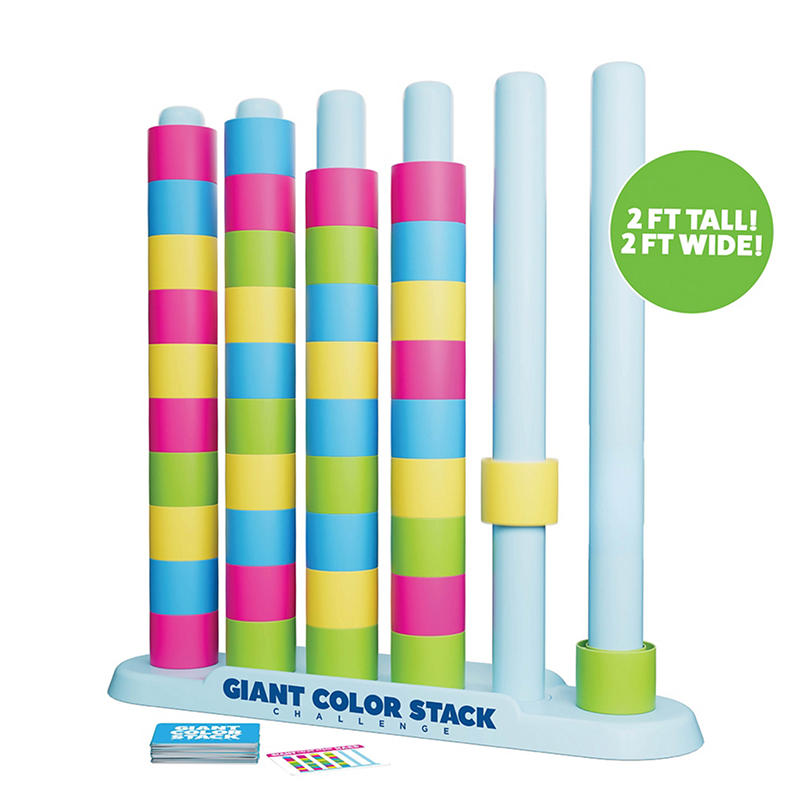 Challenge cards included with Giant Color Stack Challenge