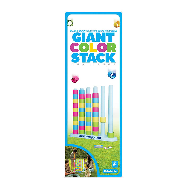 Indoor or outdoor color matching game for ages 6+