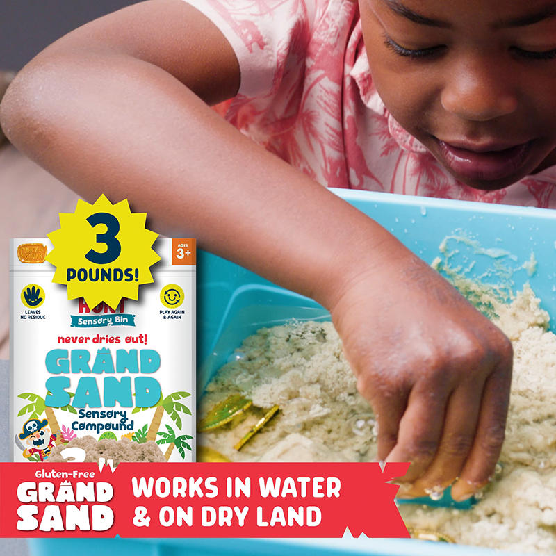 Hands-on pirate adventure sensory play set