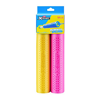 Soft foam water blasters with quick-fill design