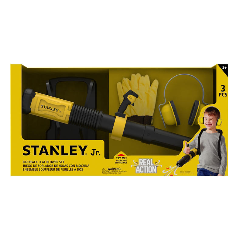 Stanley Jr. kids backpack leaf blower set