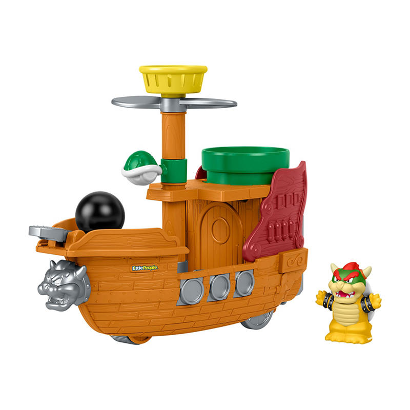 Fisher-Price Super Mario Bowser airship push-along toy