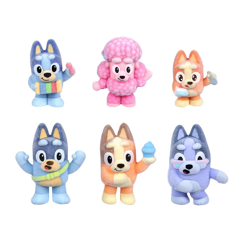 Bluey mystery figures and trading card