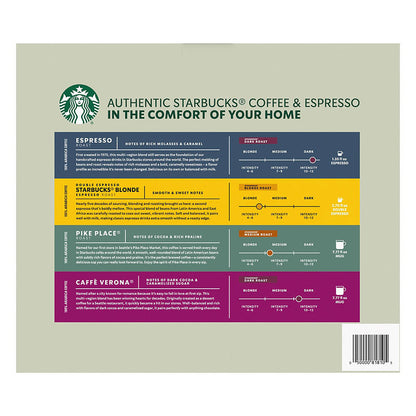 Starbucks coffee pods for Nespresso Vertuo machines