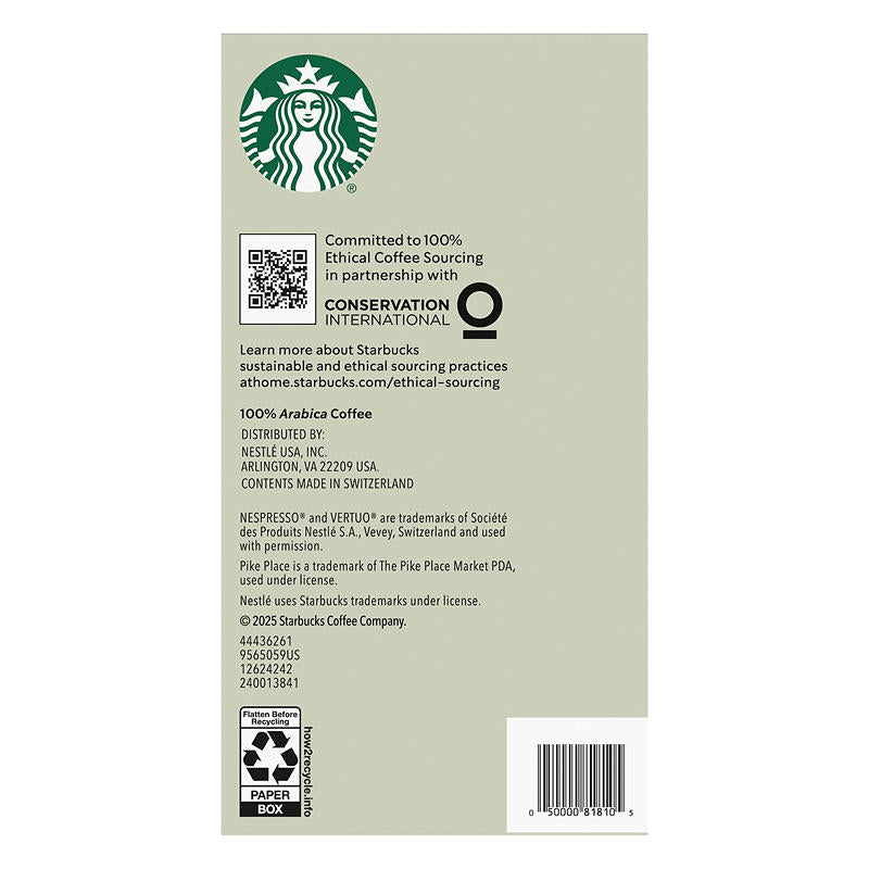 Starbucks Vertuo Line variety pack pods