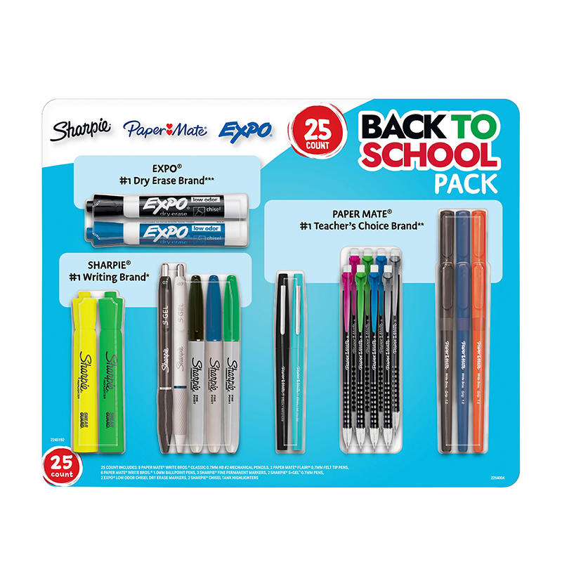 Paper Mate back to school supplies variety pack 25 ct