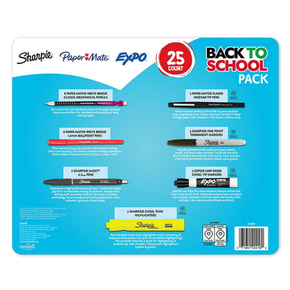 School supply bundle with pens pencils and markers