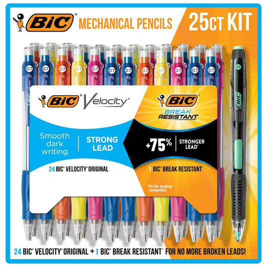 BIC 0.7mm mechanical pencil kit 25 count