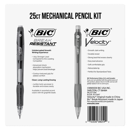 Assorted color BIC Velocity mechanical pencils