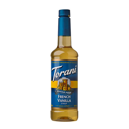Torani Sugar Free French Vanilla Syrup bottle