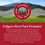 Large bag of Folgers Black Silk coffee
