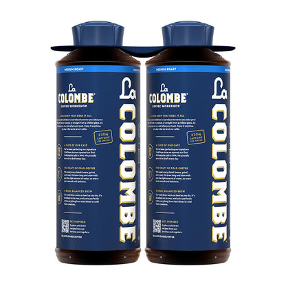 La Colombe medium roast cold brew coffee bottles