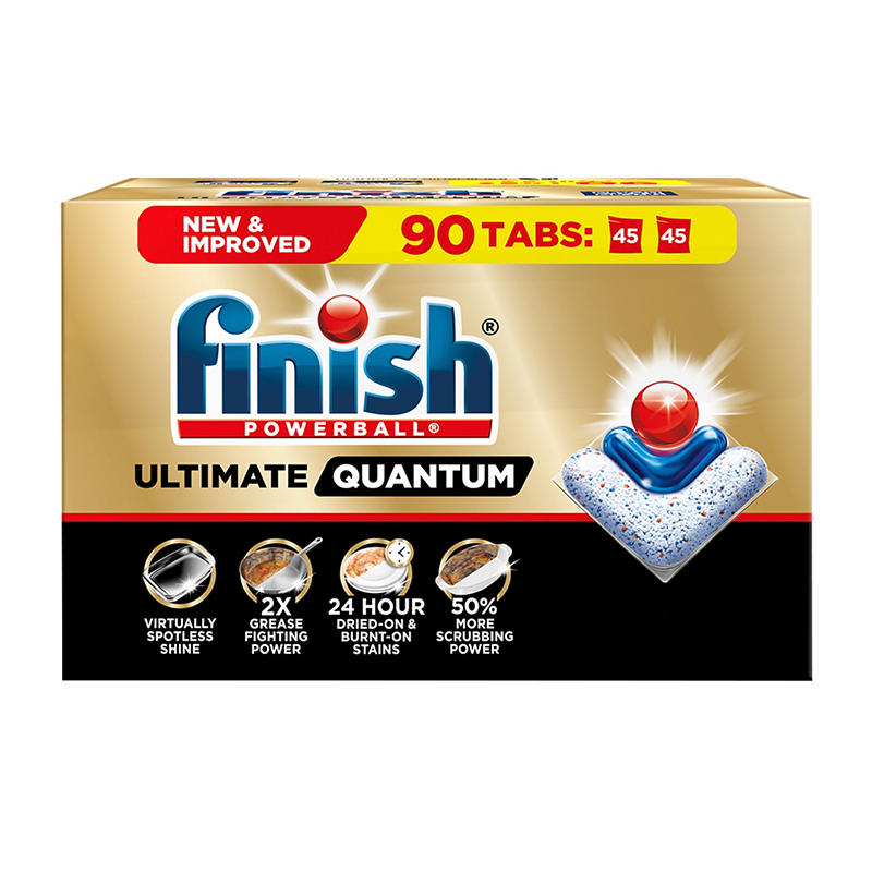 Finish Quantum dishwasher detergent tablets 90 count