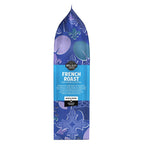 Dark roast whole bean coffee with bold flavor