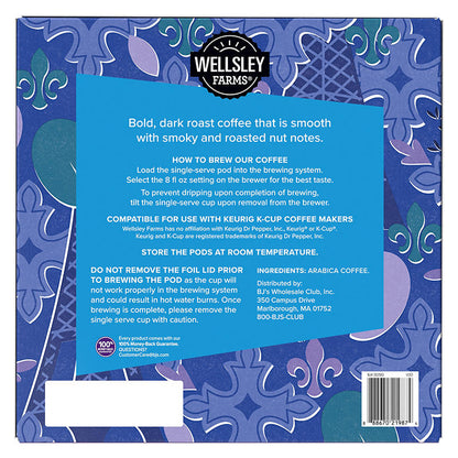 French roast coffee pod box front view