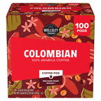 Wellsley Farms Colombian coffee pods 100 count box
