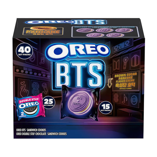 Oreo BTS and Double Stuf cookie variety pack 40 count