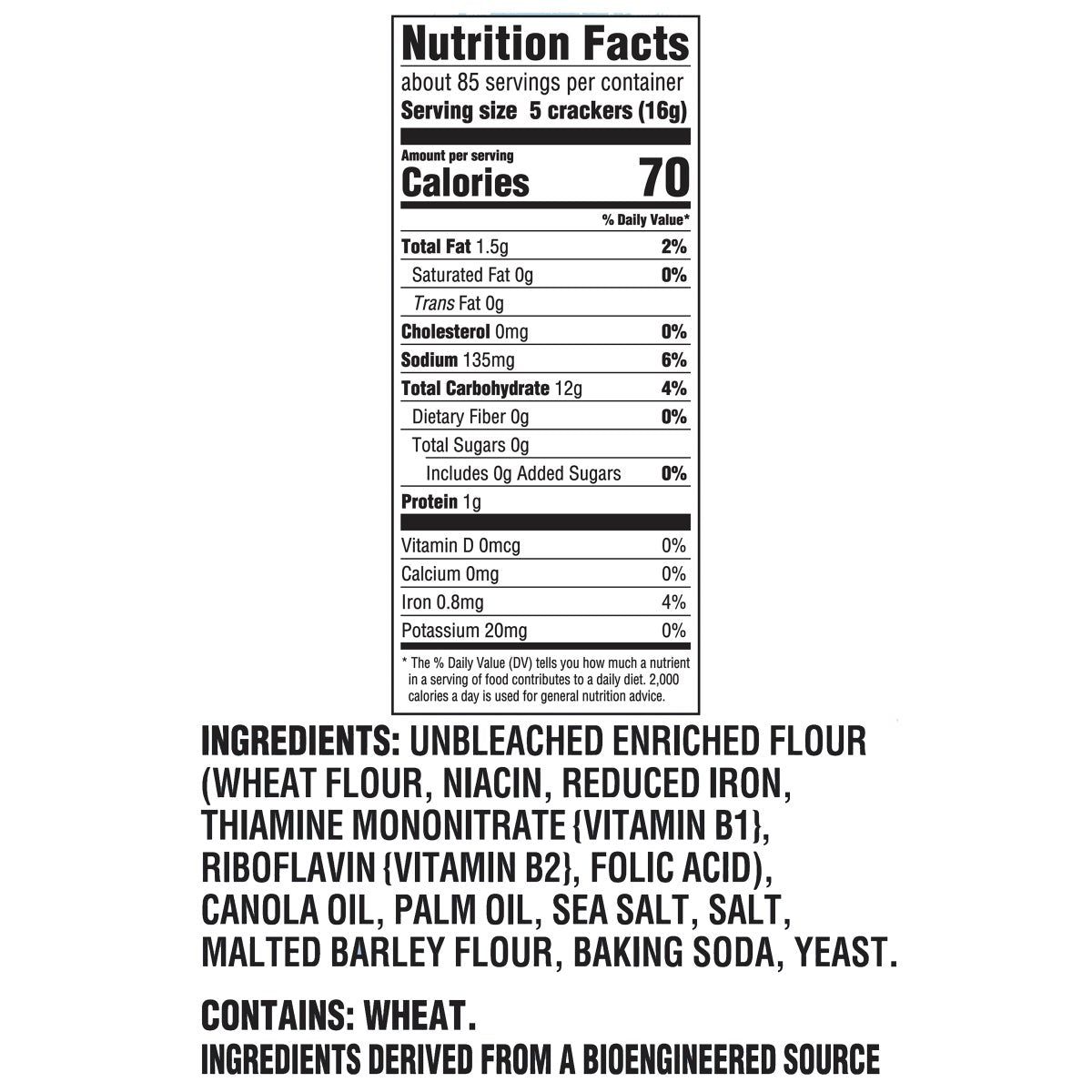 Nabisco saltine crackers 12-sleeve value pack
