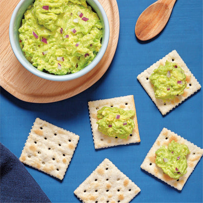 Kosher dairy saltine crackers in family-size box