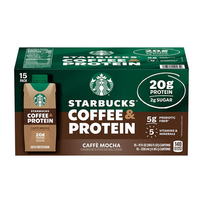 Starbucks coffee protein drink 15-pack tetra bottles